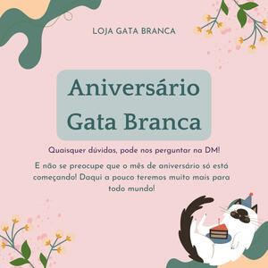 Sorteio de aniversário - 4 anos