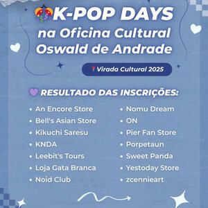 24-25/5: Virada cultural